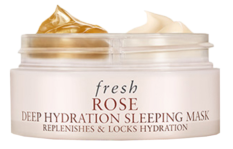 

Fresh Розовая питательная маска для сна с двумя отделениями Hot Pot подтягивающая, увлажняющая, антиоксидантная 30 мл/70 мл