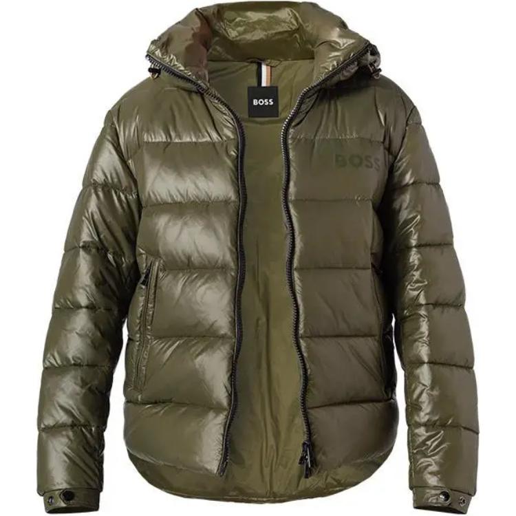 

Куртка мужская оливково-зеленая HUGO BOSS, Зеленый, Куртка мужская оливково-зеленая HUGO BOSS