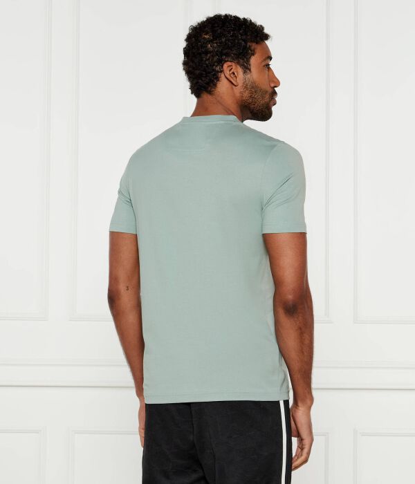 Логотип футболки наследие Regular fit Boss Green, зеленый — фото 3