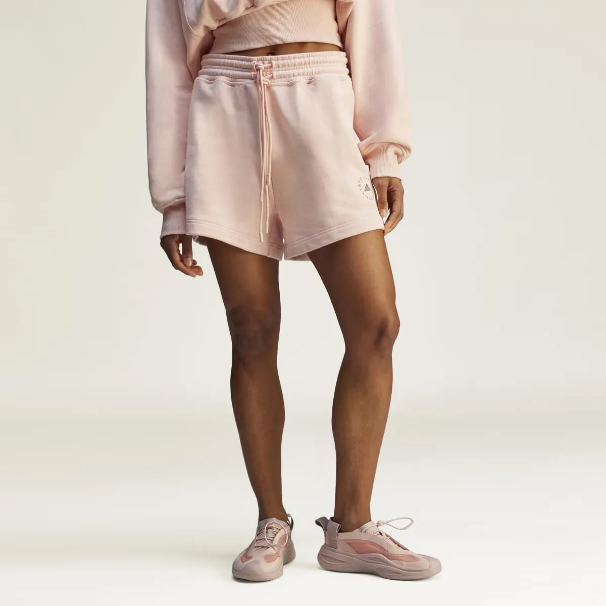 

Adidas by Stella McCartney TrueCasuals Terry Adidas Женские шорты, розовый