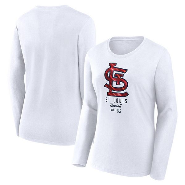 

Женская футболка Fanatics Branded белая St Louis Cardinals легкая облегающая с длинным рукавом Unbranded, Белый, Женская футболка Fanatics Branded белая St Louis Cardinals легкая облегающая с длинным рукавом Unbranded