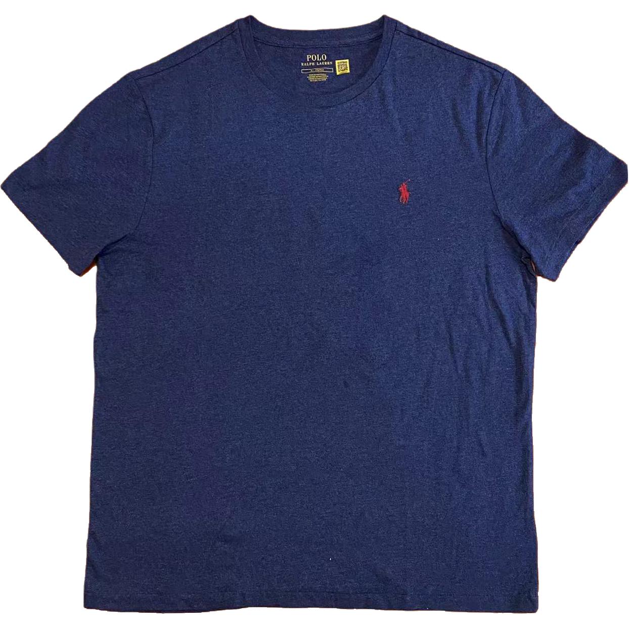 Джерси футболка с круглым вырезом Polo Ralph Lauren, синий — фото 3