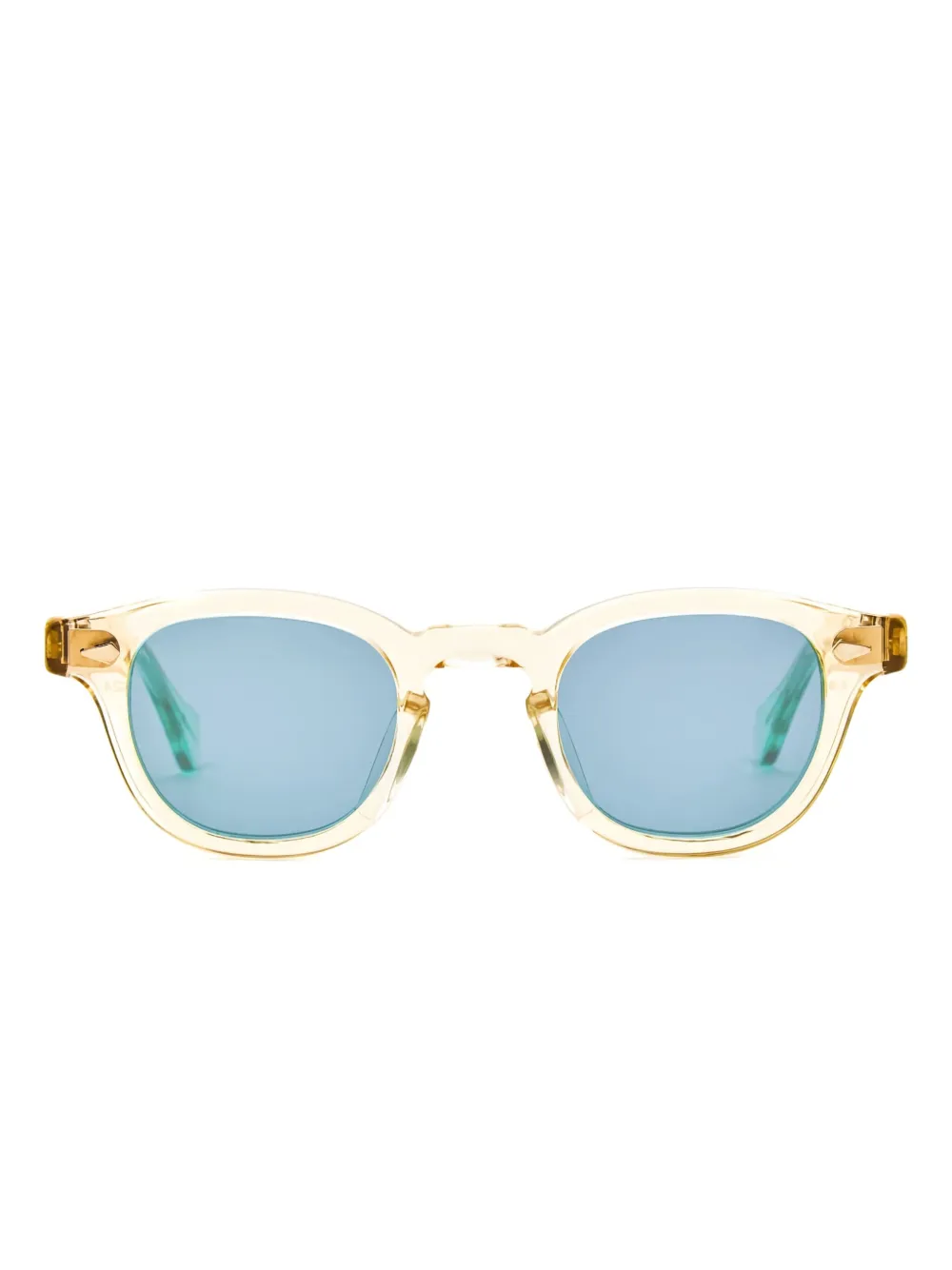 

Солнцезащитные очки в круглой оправе JULIUS TART OPTICAL, желтый
