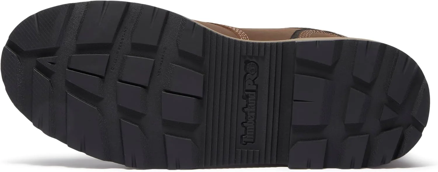 Мужские рабочие ботинки Timberland PRO Titan Tasker с 6-дюймовым верхом, алюминиевым защитным носком, водонепроницаемые, для промышленного использования, темно-коричневый
