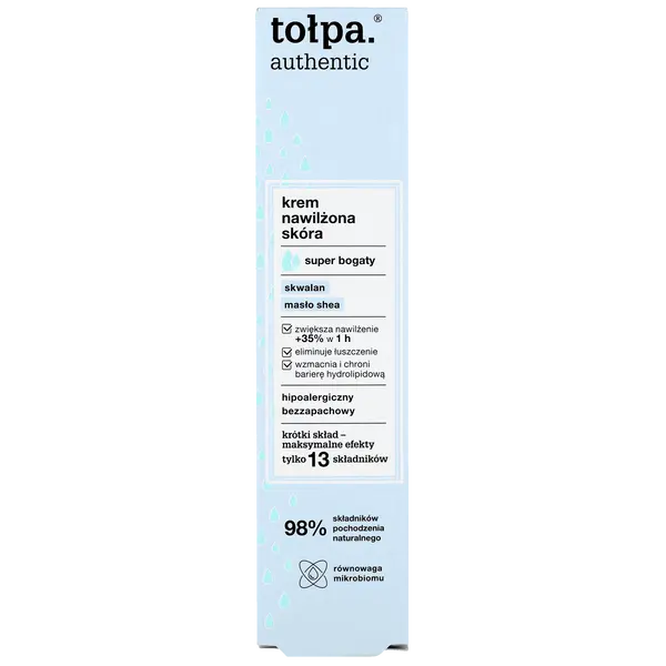 Крем для лица Tołpa — Супернасыщенный увлажняющий , Authentic, 40 мл — фото 2