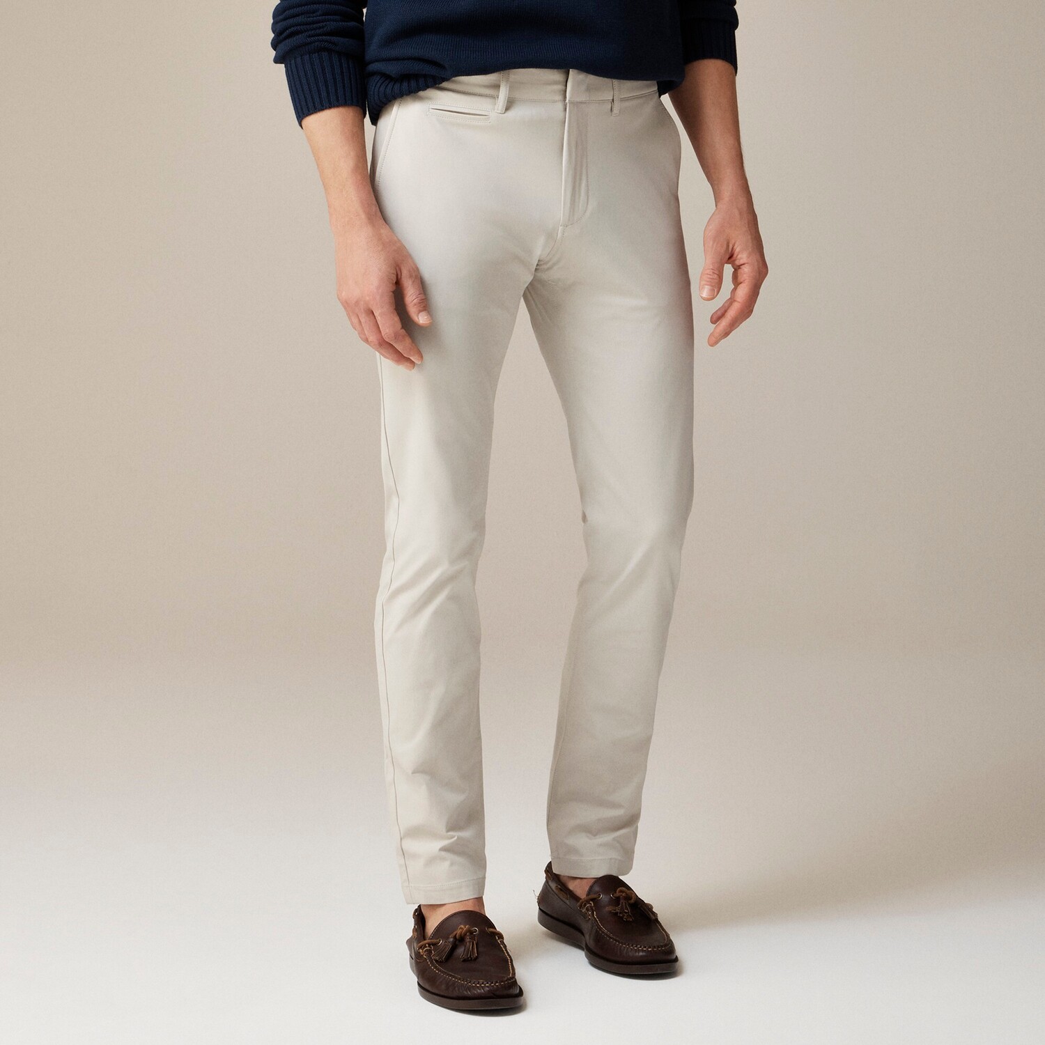 

484 облегающие технические брюки J.Crew, серый