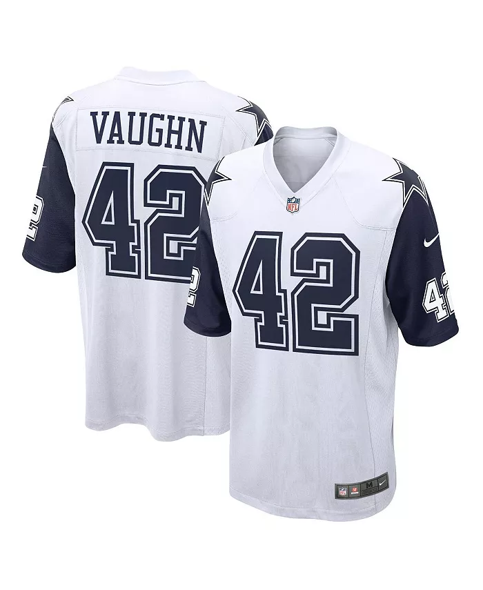 

Мужская игровая футболка Deuce Vaughn Dallas Cowboys Nike, белый