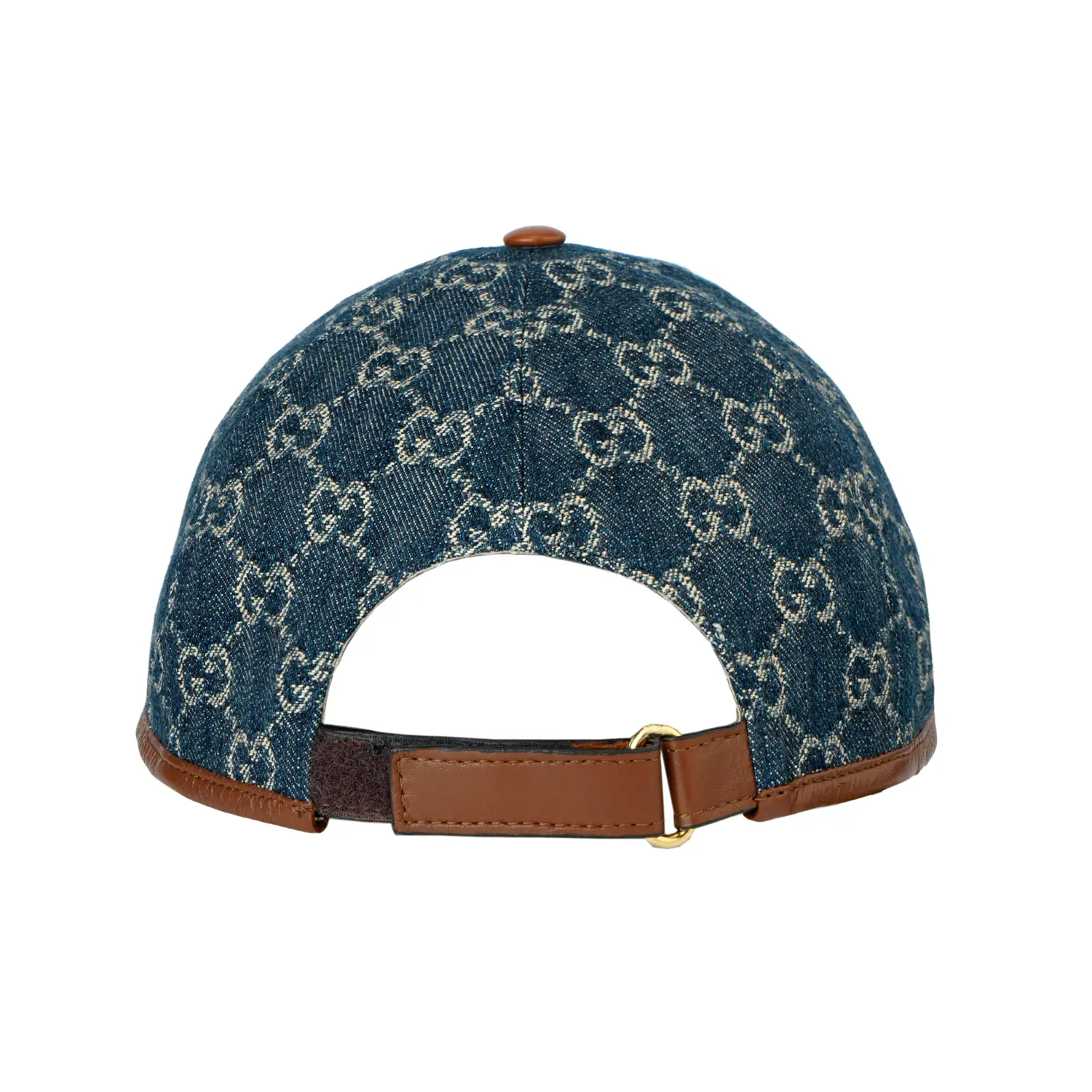 GUCCI Хлопковая бейсболка мужская синяя, Blue — фото 4