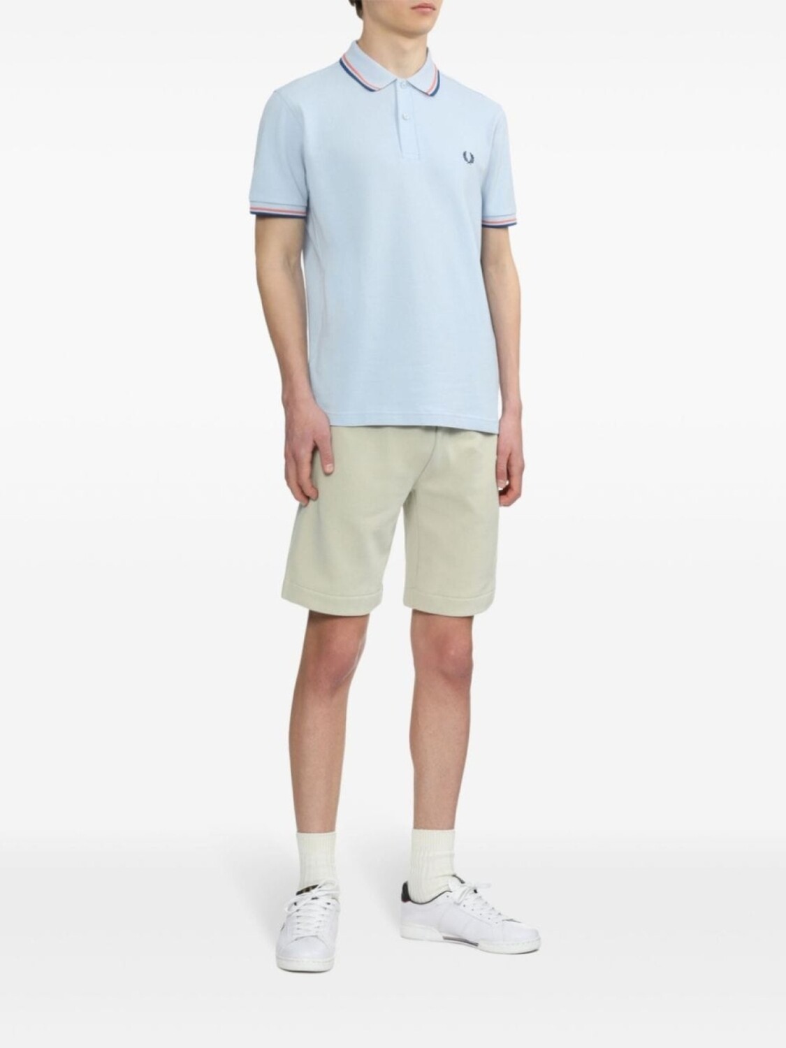 

Fred Perry рубашка поло с вышитым логотипом, синий