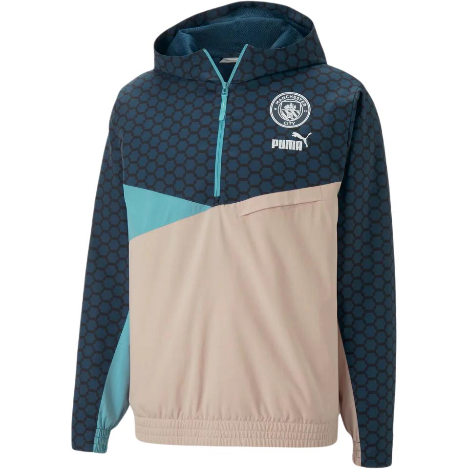 

Толстовка Manchester City F.C. мужская PUMA, синий/бежевый
