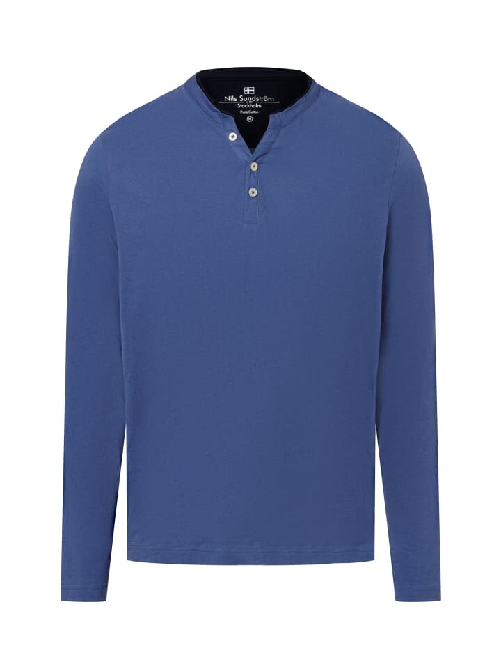 

Футболка Nils Sundström Langarmshirt, цвет indigo
