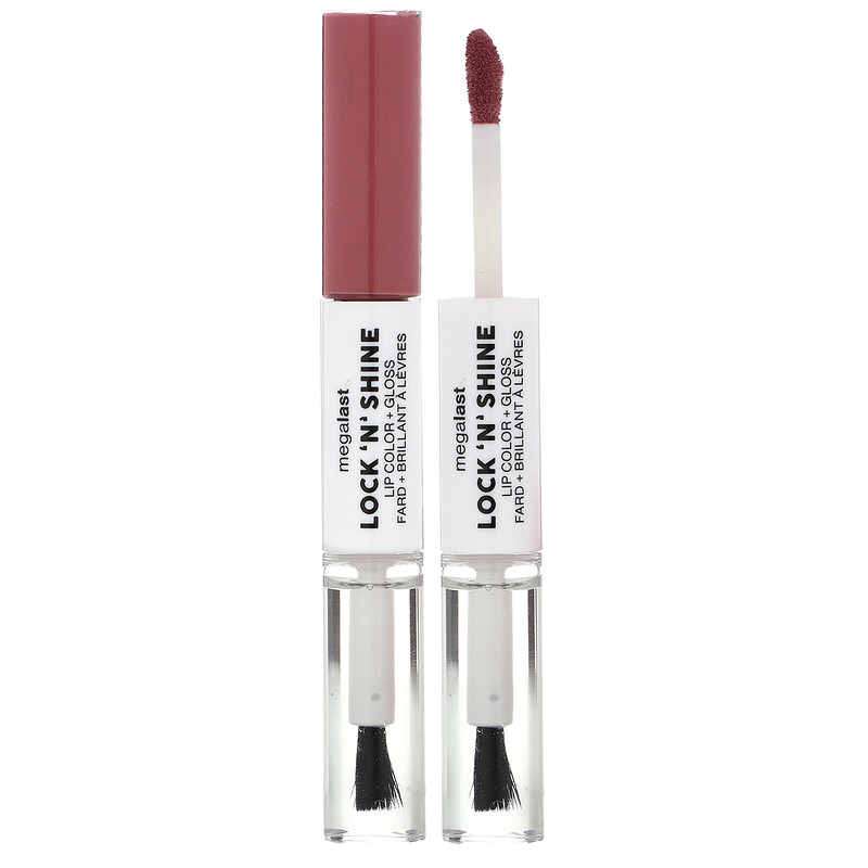 

wet n wild, MegaLast, Lock 'N' Shine, краска для губ и блеск, Pinky Promise, 8 мл (0,26 жидк. унц.)