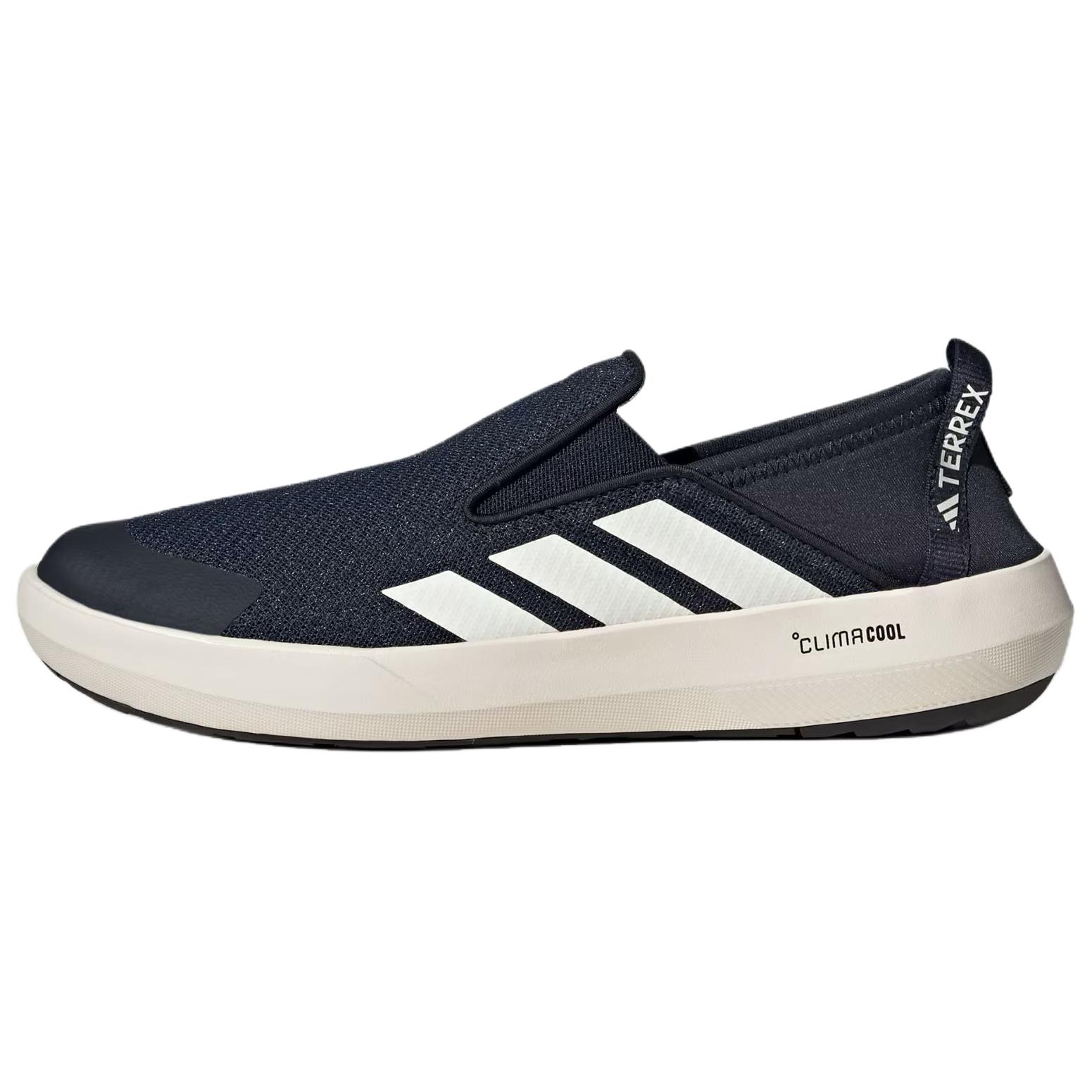 

Adidas Кроссовки Terrex Boat с противоскользящим покрытием, износостойкие, повседневные, темно-синие, мужские