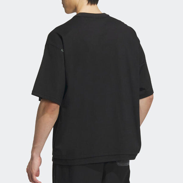 Футболка Adidas Tee 'Black', черный — фото 3
