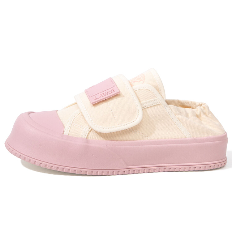 

Женские парусиновые кеды с низким верхом Rice Rosé Feiyue, бежевый/розовый
