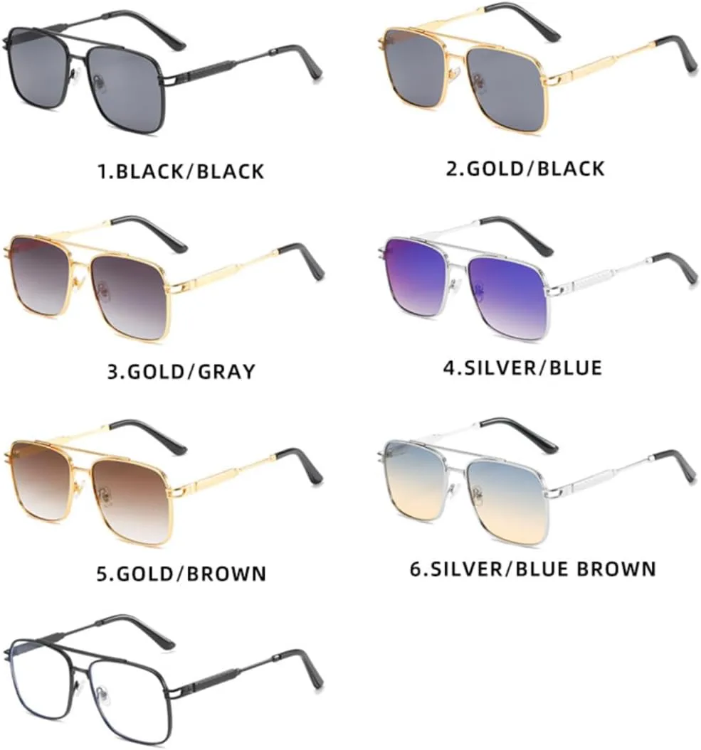 

Солнцезащитные очки с защитой UV400 | Металлические петли, градиентная расцветка | Для женщин и мужчин, для занятий спортом на открытом воздухе и вождения DSVIGF, Ylc