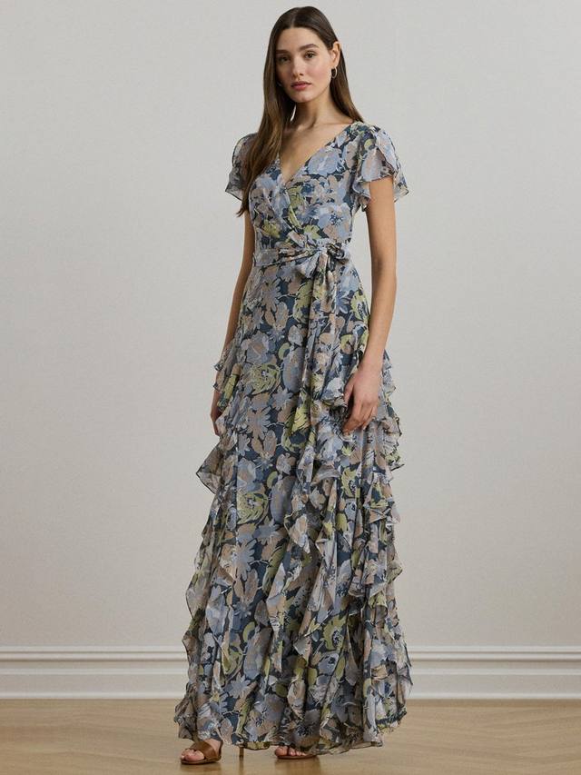 

Платье в цветочек от кимбинелл Ralph Lauren, разноцветный