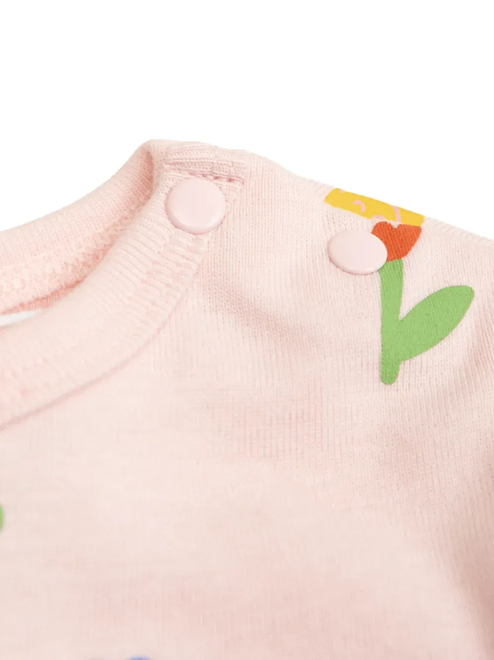 Комбинезон с цветочным узором Stella McCartney Kids, розовый — фото 3
