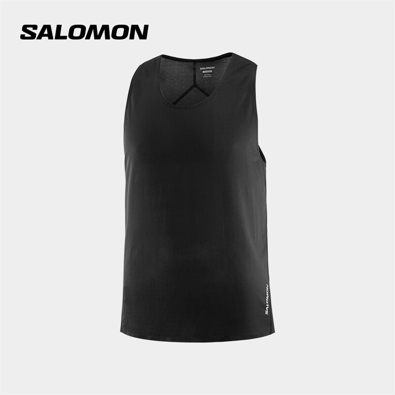 

Жилет мужской Salomon Sense Aero Singlet спортивный, черный