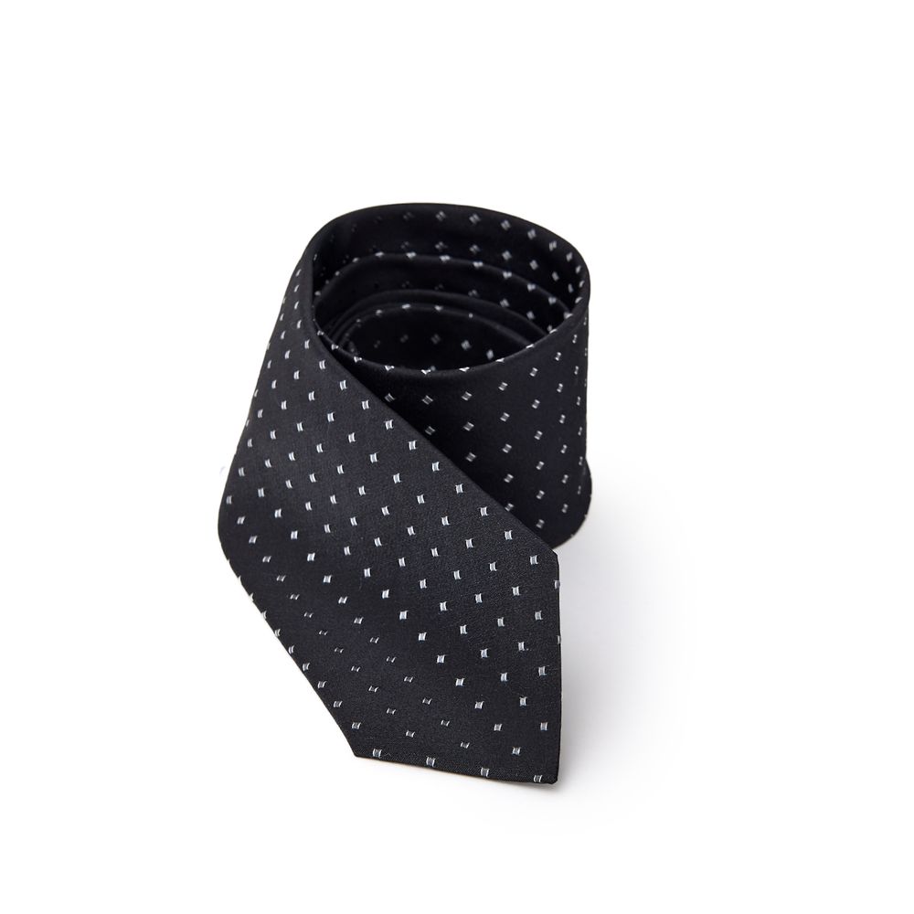 

Черный шелковый галстук Jil Sander, Black