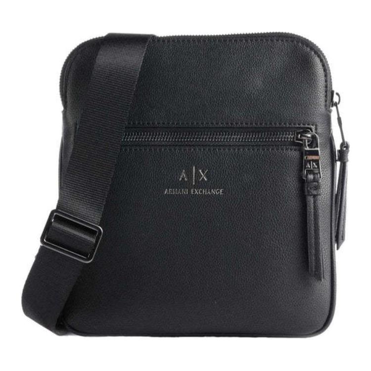 

ARMANI EXCHANGE Полиэстеровый наплечный рюкзак мужской черный