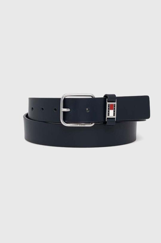

Кожаный ремень Tommy Jeans, темно-синий