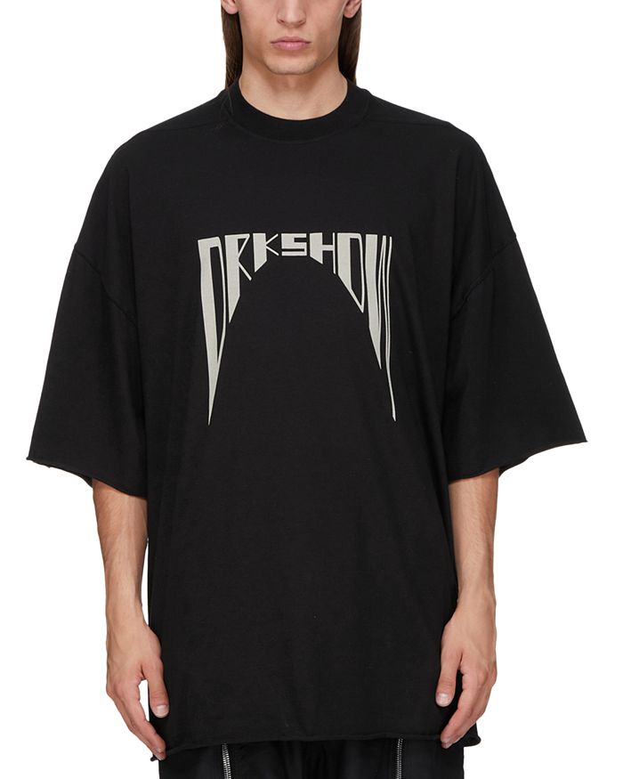 

Футболка с коротким рукавом и принтом DRKSHDW Rick Owens, черный