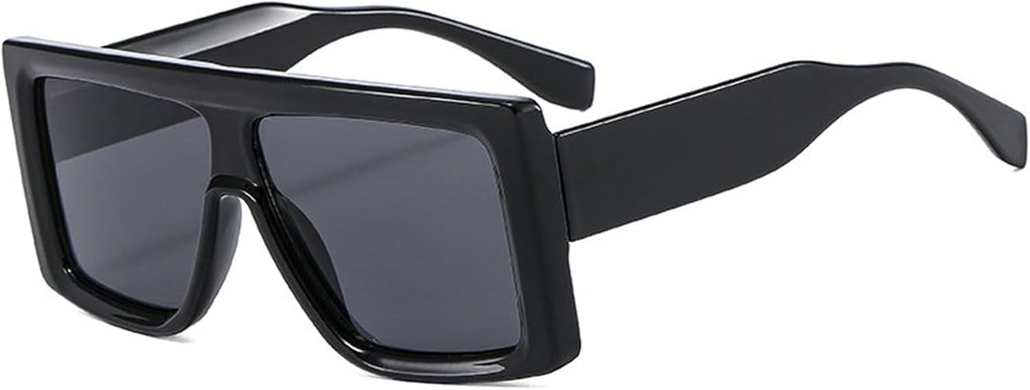 

Willochra Модные солнцезащитные очки большого размера, цельные, для женщин и мужчин, винтажные квадратные, для активного отдыха, модные солнцезащитные очки для женщин, C1