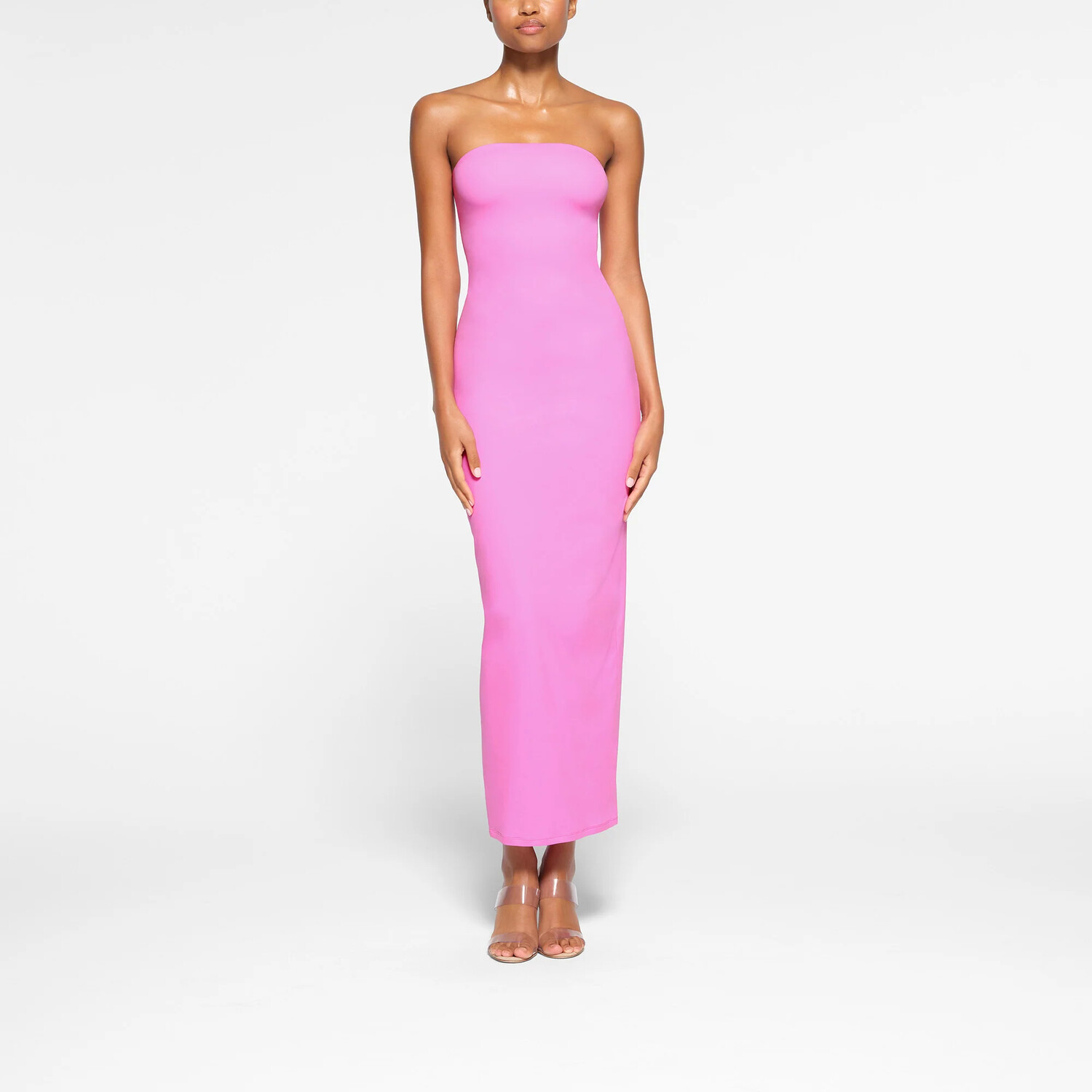 skims neon orchid dress Skims Fits Everybody Slipdress In Neon Orchid