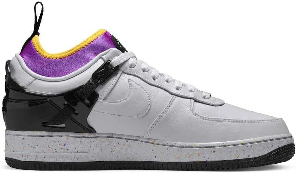 Мужские баскетбольные кроссовки Nike Air Force 1, Grey Mist Grey Mist Black — фото 3