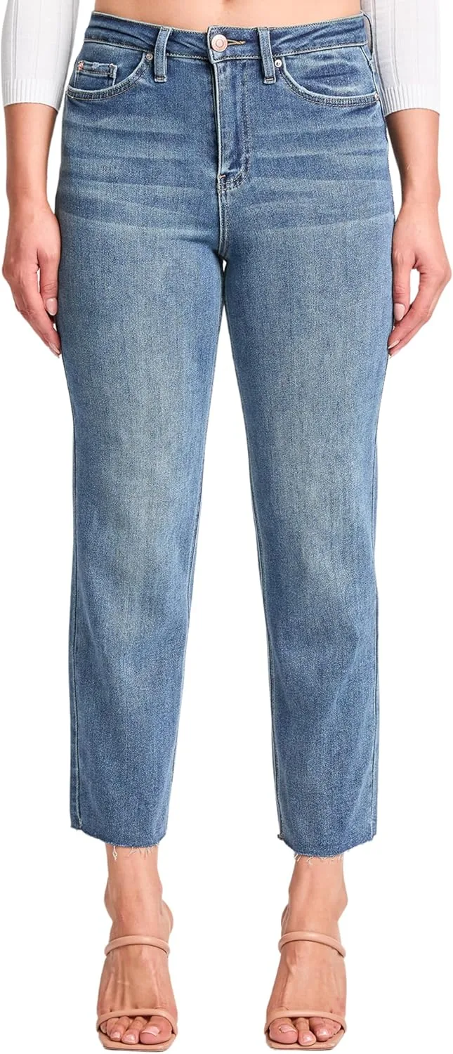 

YMI Женские укороченные джинсы прямого кроя