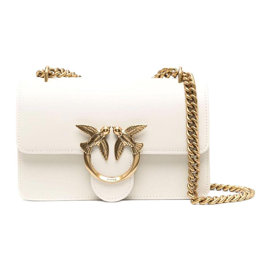 

Pinko Женская сумка-клатч из коровьей кожи в форме ласточки, наплечная сумка, сумка через плечо, белая