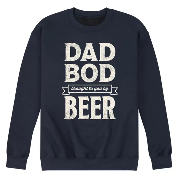 

Мужская флисовая толстовка Dad Bod by Beer Licensed Character, синий