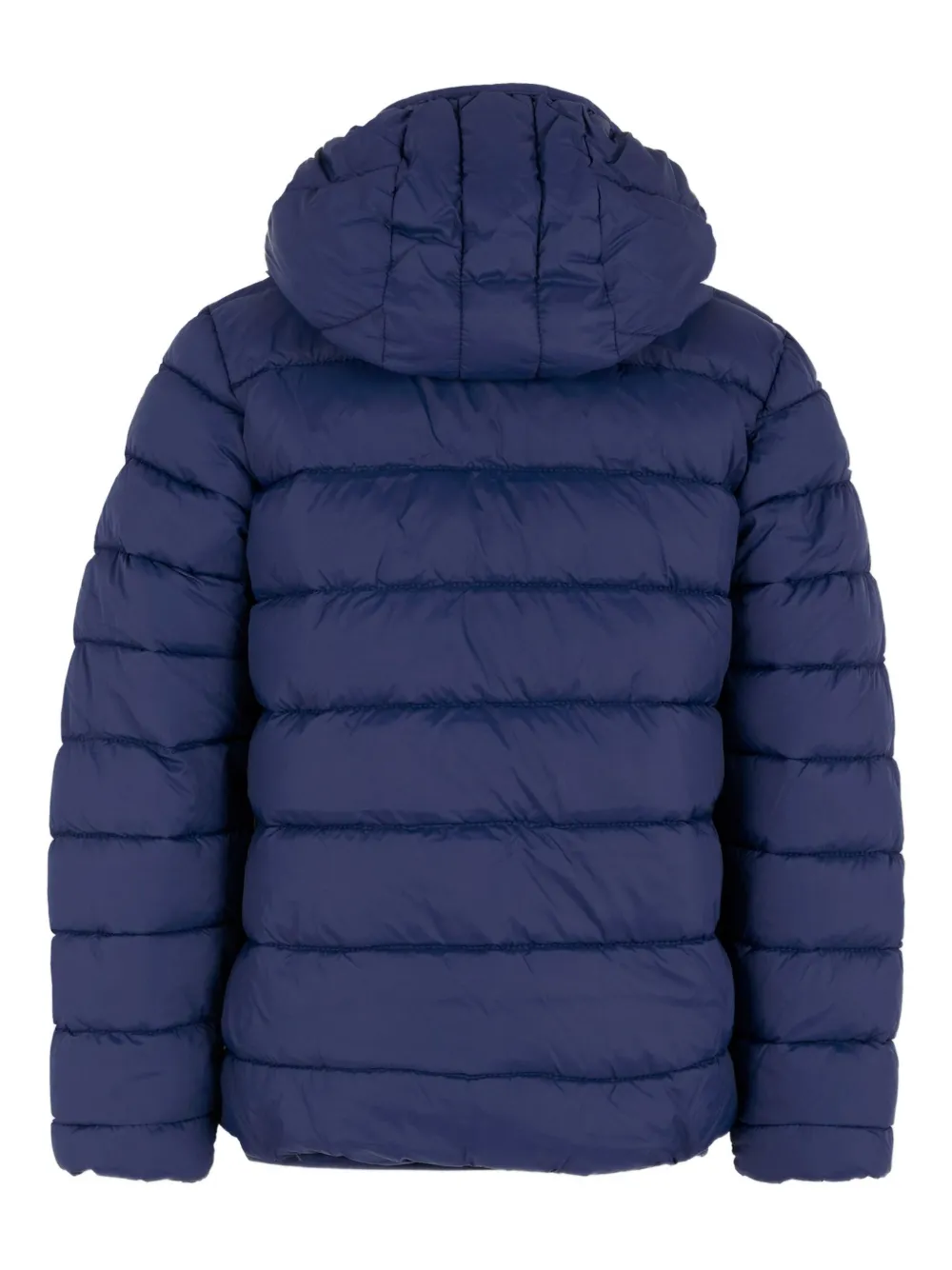 Стеганая куртка с капюшоном и логотипом Timberland Kids, синий — фото 2