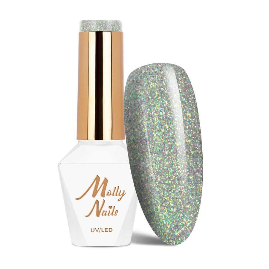 

Molly Nails Shocking Shine Rocker HEMA/Di-HEMA Free 8 г гибридного лака для ногтей № 684