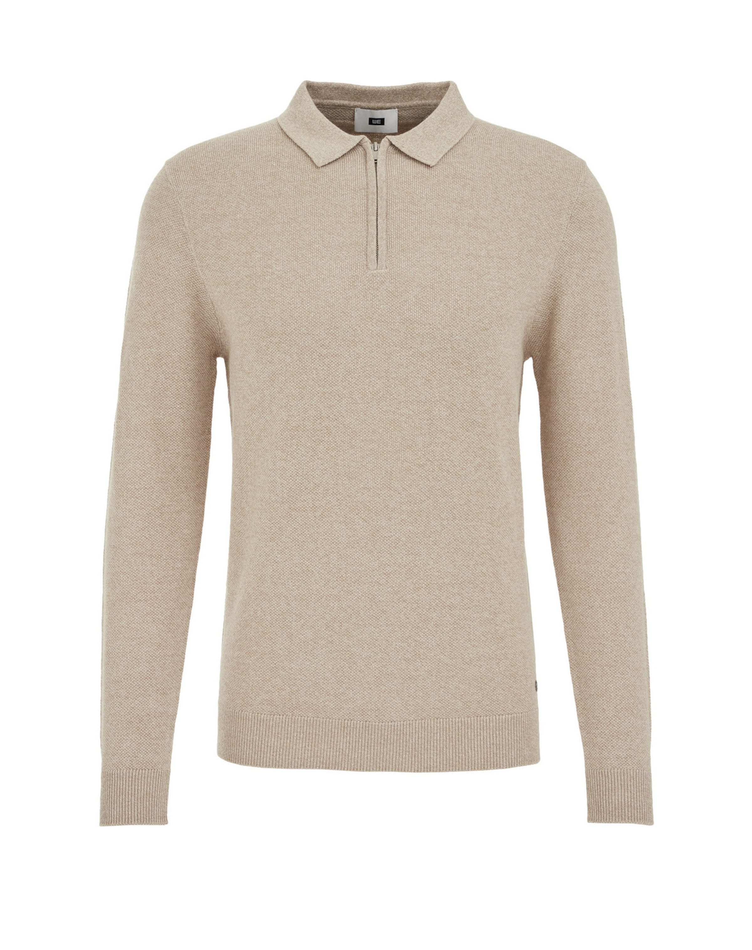 

WE Fashion Лонгслив в бежевом цвете