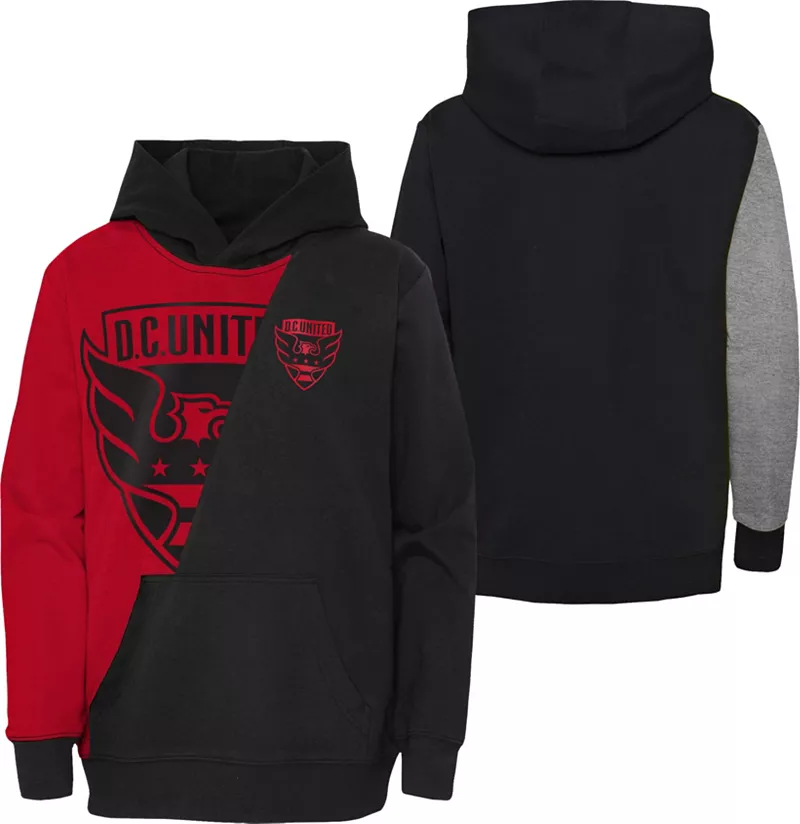 

Непревзойденный черный пуловер с капюшоном MLS Youth DC United Outerstuff