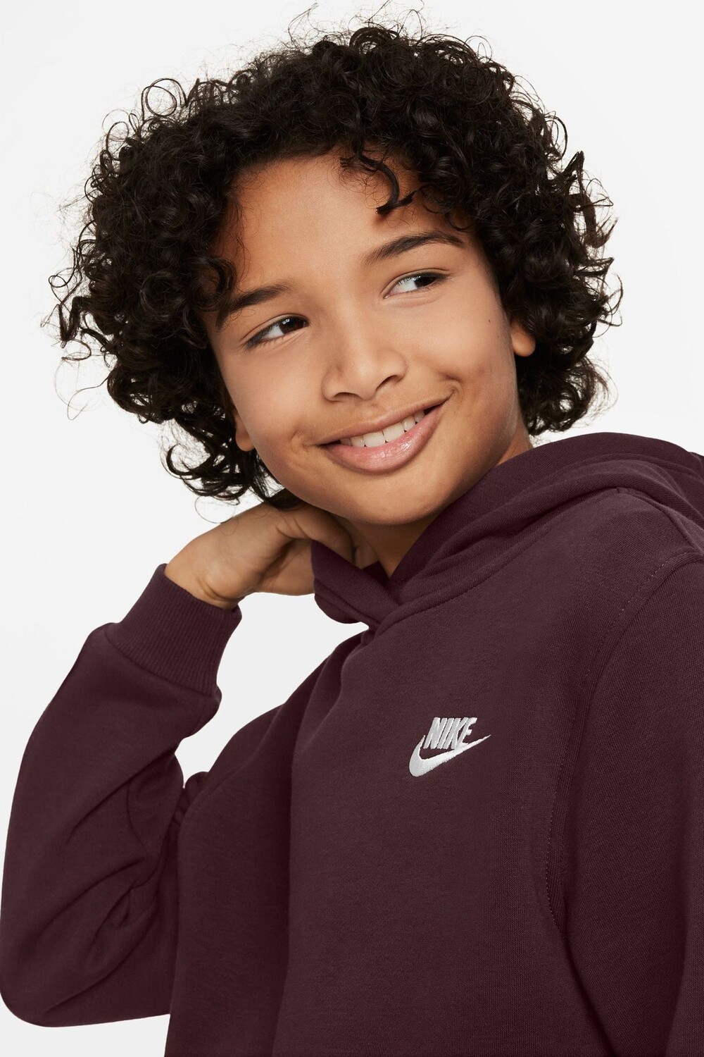Толстовка с капюшоном Club из флиса Nike, красный — фото 3