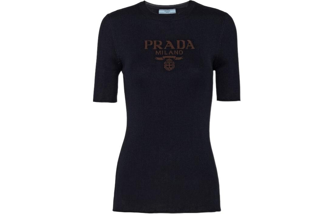 

Футболка женская синяя Prada