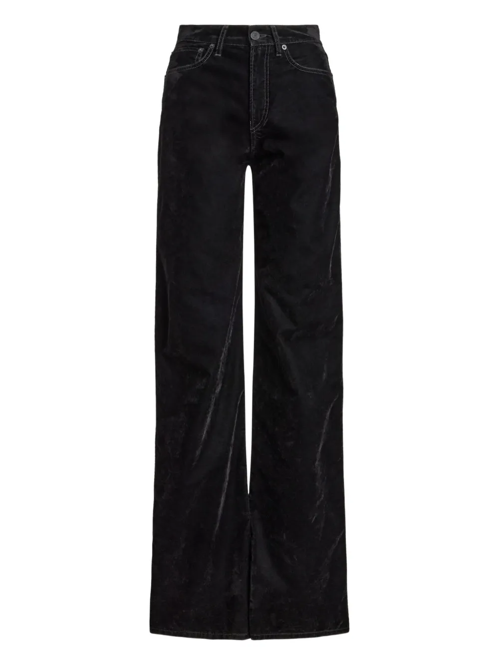 

Вельветовые джинсы широкого кроя Ralph Lauren Collection, черный
