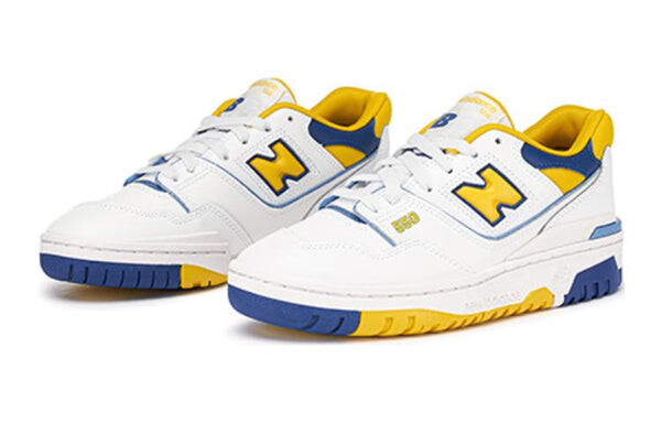 Кроссовки 550 New Balance, белый — фото 2