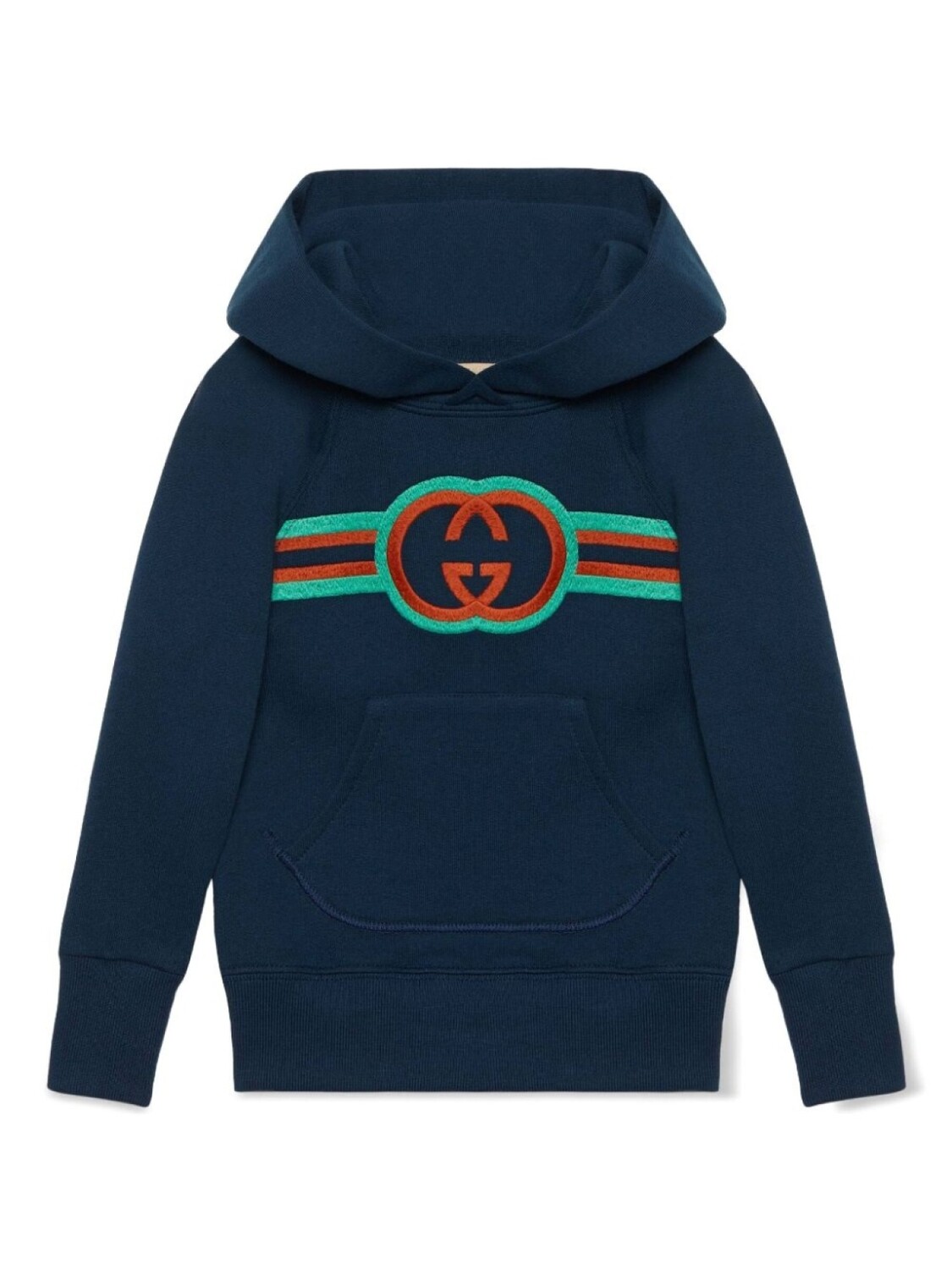 

Толстовка с логотипом Interlocking G Gucci Kids, синий