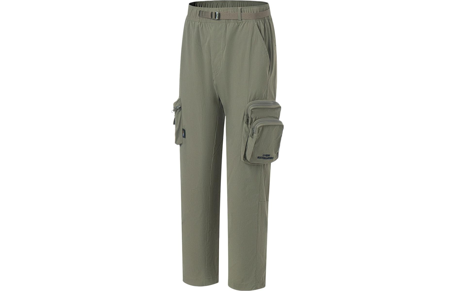 

LiNing Повседневные брюки мужские army canvas green