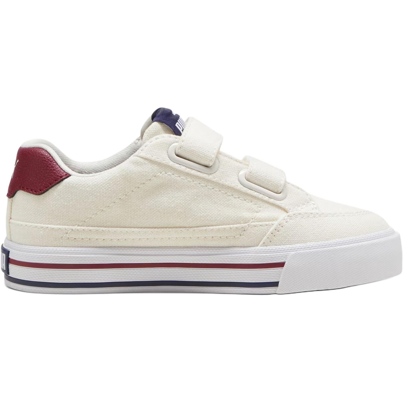 PUMA Кроссовки для скейтбординга Court Classic Collection Low Top детские, цвет beige blue, размер kids' — фото 3