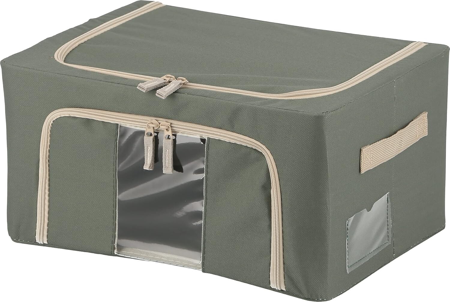 

Fuji Boeki 63512 Ящик для хранения, ширина 15,4 x глубина 11,4 x высота 7,9 дюйма (39 x 29 x 20 см), зеленый, 5,6 галлона (22 л), с небольшим окном, штабелируемый Fujiboeki, Green