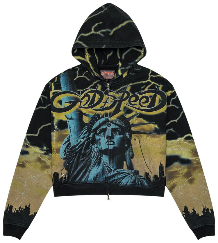 

Толстовка Godspeed Voltage на молнии, желтая, желтый