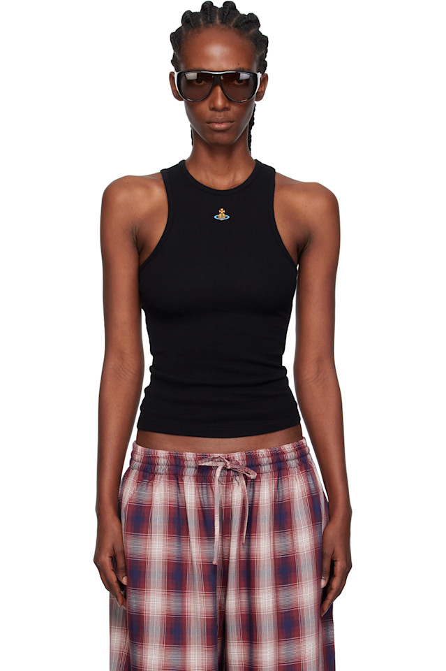 

Майка-Топ в стиле 90-х Vivienne Westwood, черный