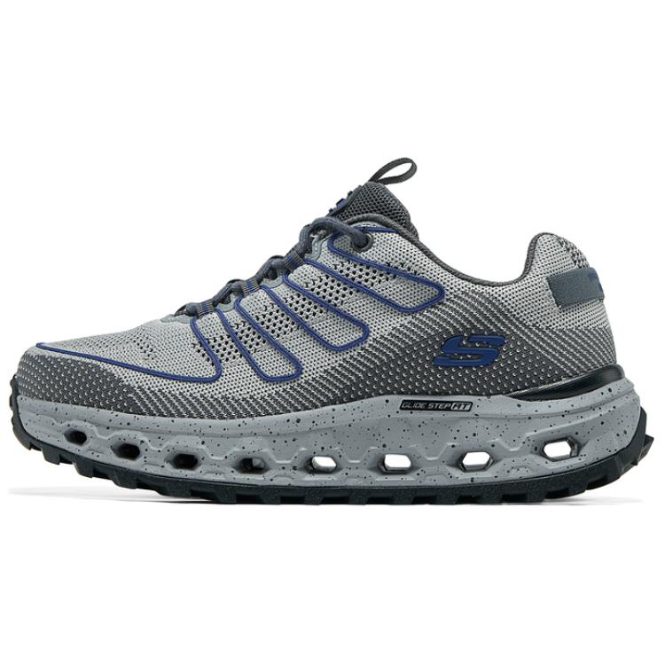 

Skechers Горные туфли GLIDE STEP AT Low Top мужские серо-голубые, цвет Gray/Blue