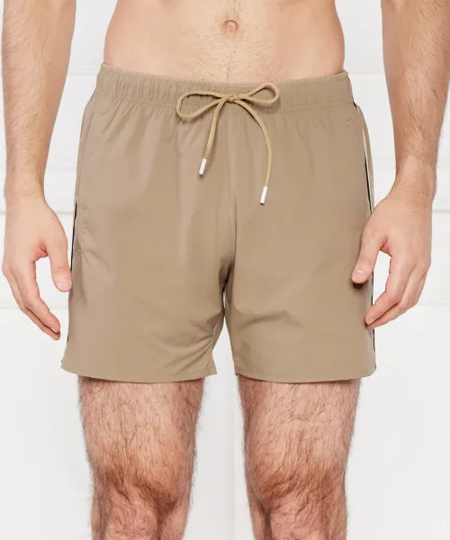 

Культовые шорты для плавания Regular fit Boss, бежевый
