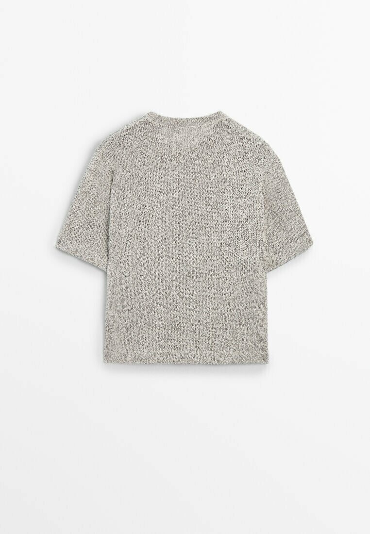 

Базовая футболка SHORT-SLEEVED Massimo Dutti, бежевый